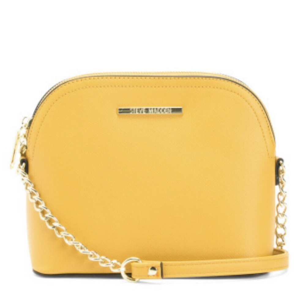 STEVE MADDEN Saffiano Yellow Crossbody-NEW!